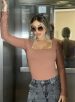 body manga longa sabrina marrom