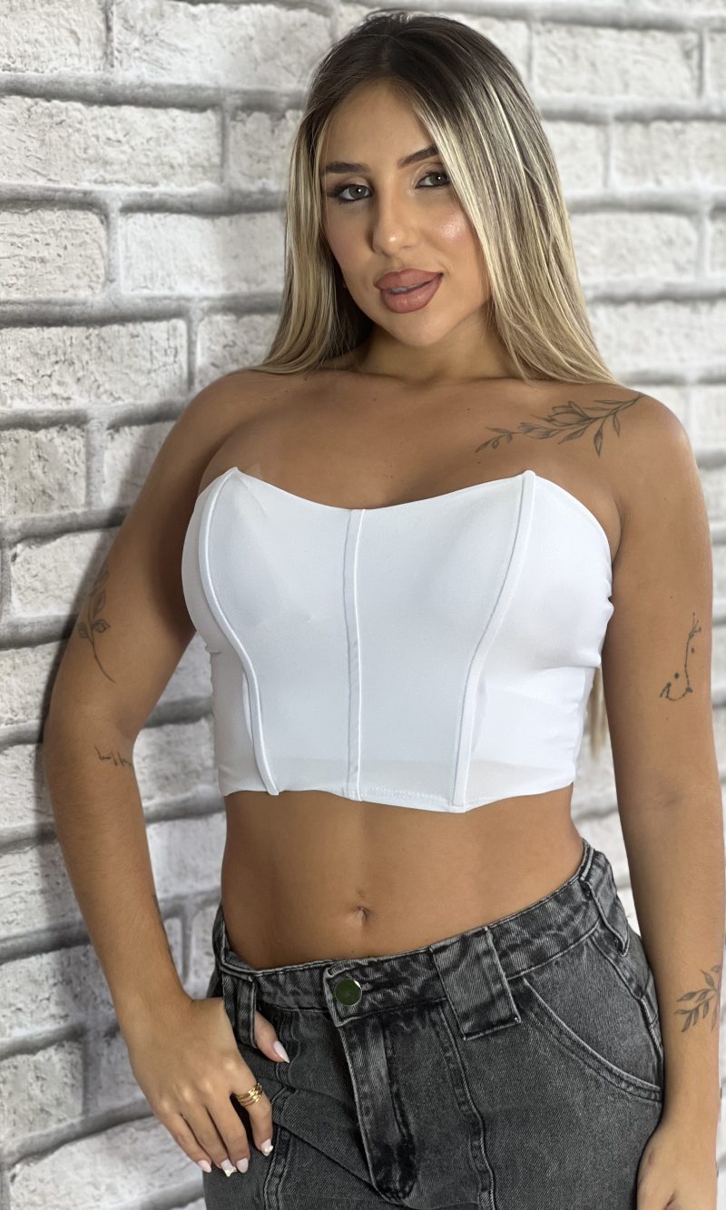 corselet debora branco