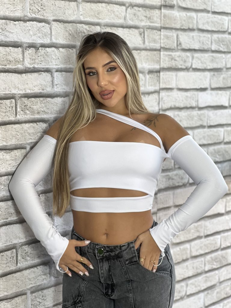 cropped manga longa gringa branco cropped manga longa gringa branco