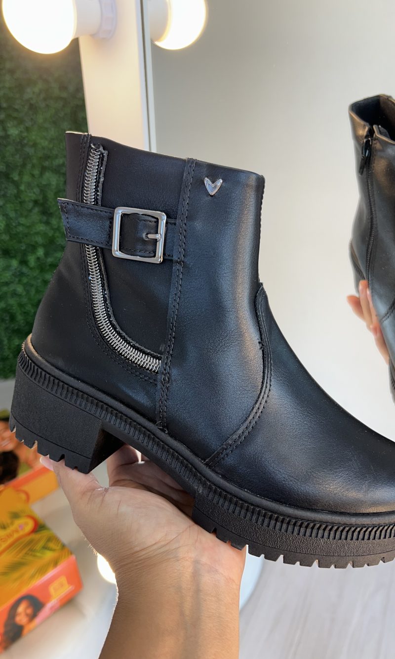 bota cano curto tratorado preto mississipi me681