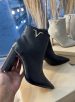 bota cano curto salto bloco preto via marte 063 012 01