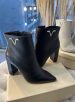 bota cano curto salto bloco preto via marte 063 012 01