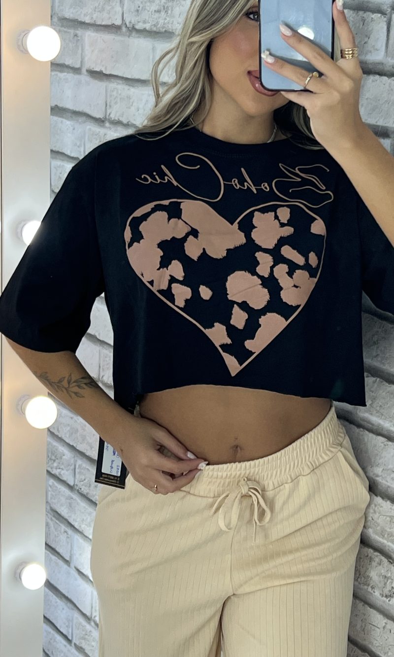cropped coração preto cropped coração preto