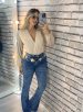 calça jeans flare roma