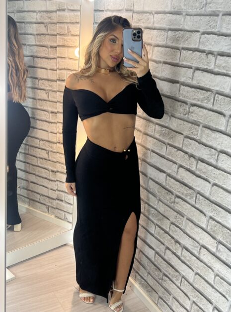 conjunto longo juliana preto