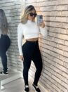 cropped manga longa maria branco