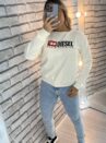 moletom natieli off white