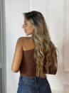 body manga longa dani marrom