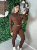 conjunto mia marrom