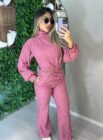 conjunto manga longa thaise rosa chiclete