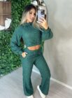 conjunto manga longa thaise verde