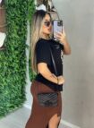 t shirt boho chic preto