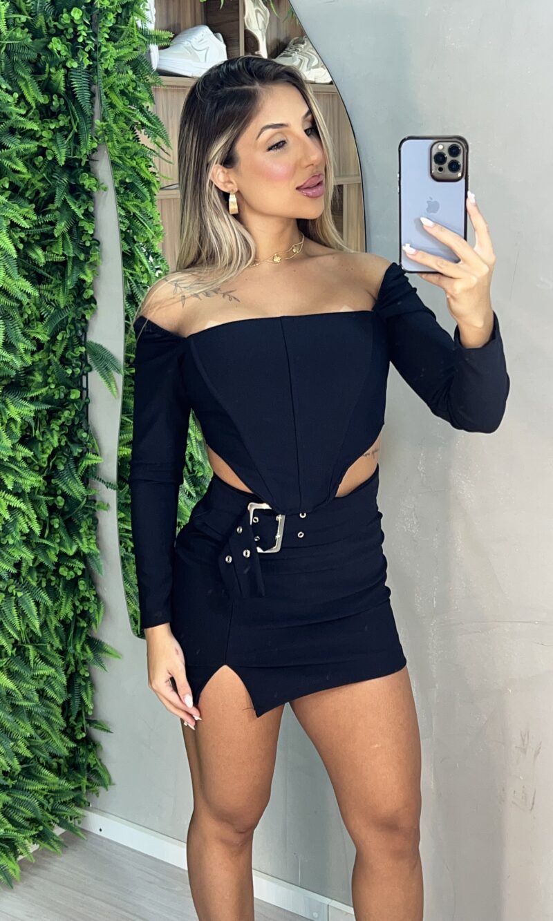 conjunto montaria sheron preto