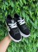 tênis casual preto/branco via marte 027 025 02