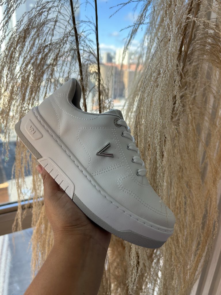 tênis casual branco via marte 126 012 04