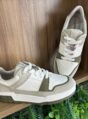 tênis casual verde/off white via marte 208 003 05