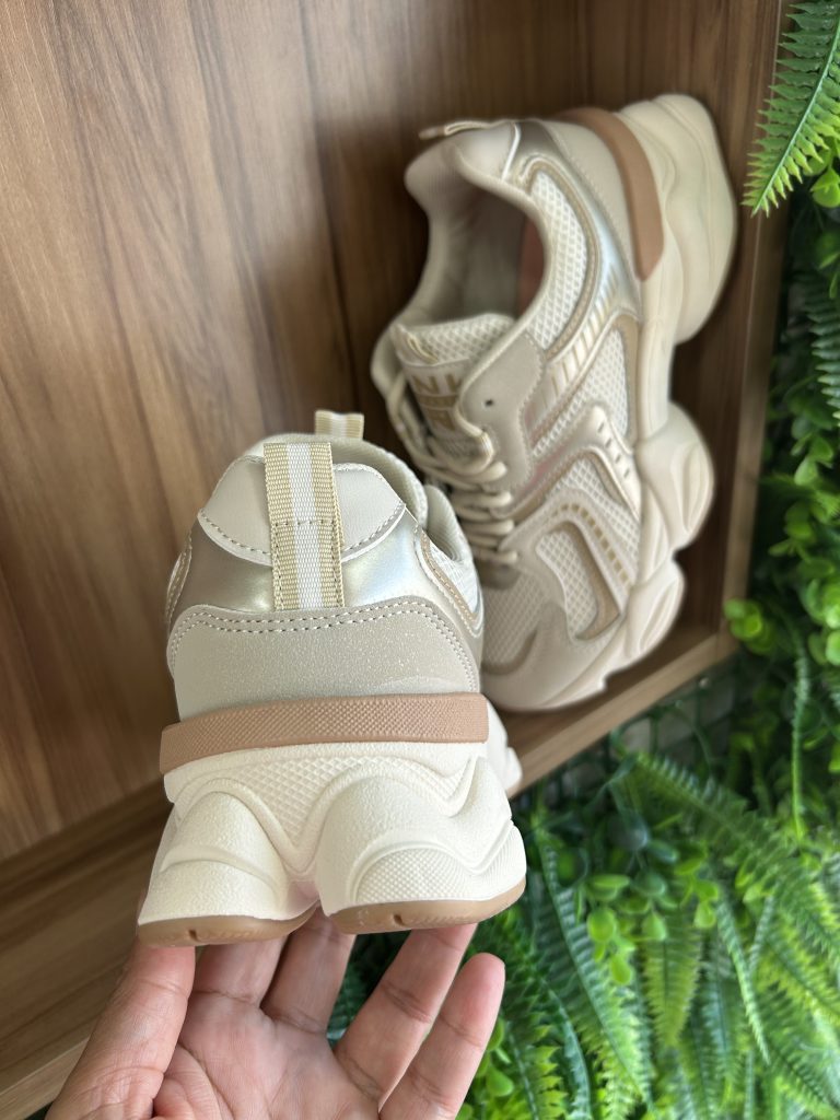 tênis casual bege/caqui ramarim 25 90131 tênis casual bege/caqui ramarim 25 90131