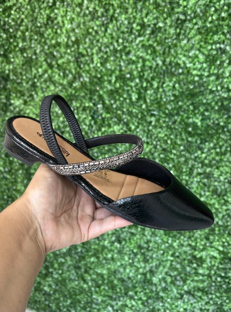 sapato mule preto mississipi me232