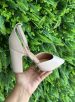 sapato scarpin salto bloco cinza vizzano 1285.449