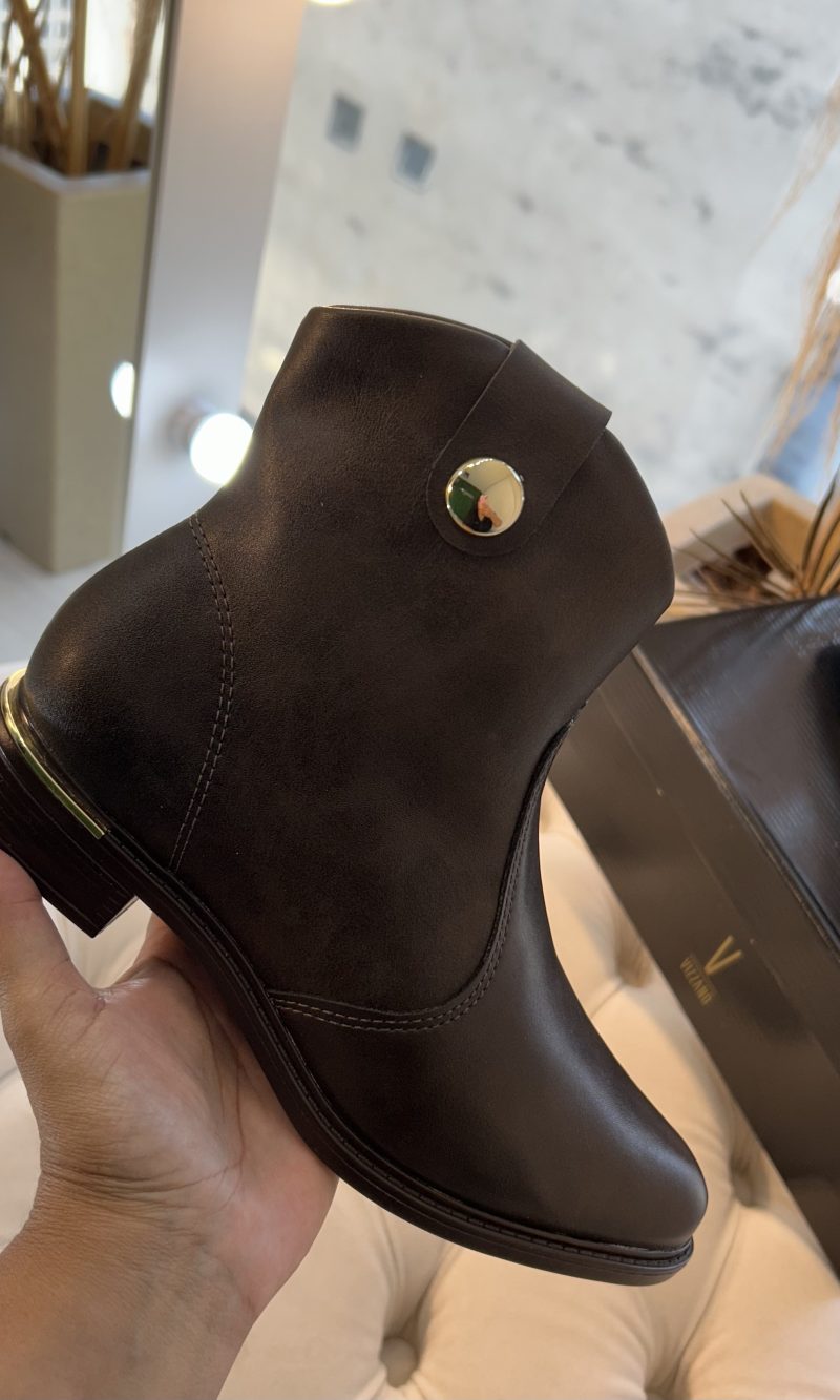 bota cano curto marrom vizzano 3077.120 bota cano curto marrom vizzano 3077.120
