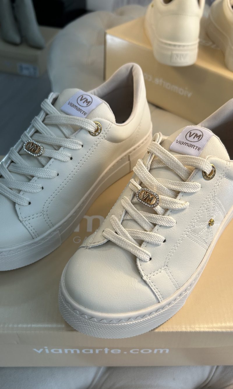 tênis casual marfim via marte 138 005 04 tênis casual marfim via marte 138 005 04