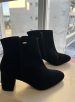 bota cano curto camurça preto via marte 238 002 01