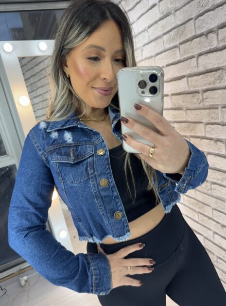 jaqueta jeans brenda
