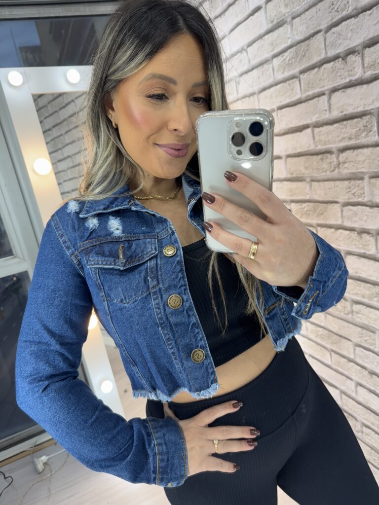 jaqueta jeans brenda