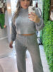 conjunto mousse binha cinza