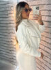 jaqueta courino romana off white