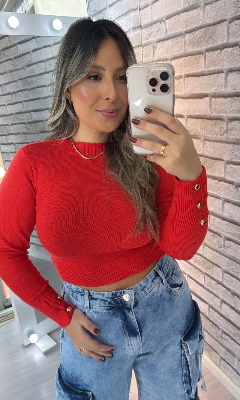 suéter charlote vermelho suéter charlote vermelho