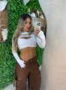 cropped manga longa mary branco