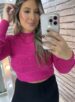cropped manga longa modal alba rosa pink