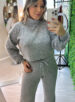 conjunto mousse binha cinza