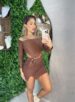 conjunto montaria sheron marrom