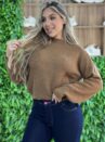 blusa manga longa tricot cloe cappuccino
