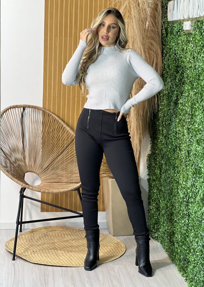 calÇa canelada 3d elise preto calÇa canelada 3d elise preto