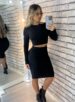 conjunto midi manga longa juju preto