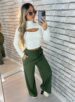 cropped manga longa ariane branco