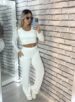 conjunto manga longa nanda off white