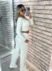 conjunto manga longa nanda off white