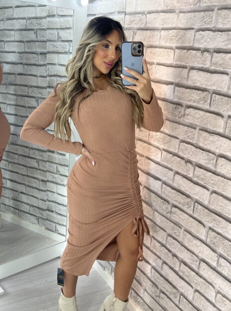 vestido longo solange rosé