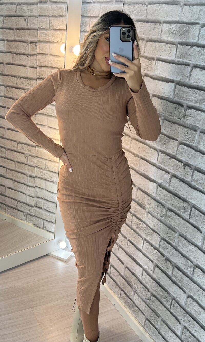 vestido longo solange rosé
