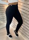 calça canelada 3d graci preto