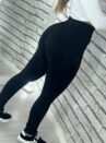 calça canelada 3d graci preto
