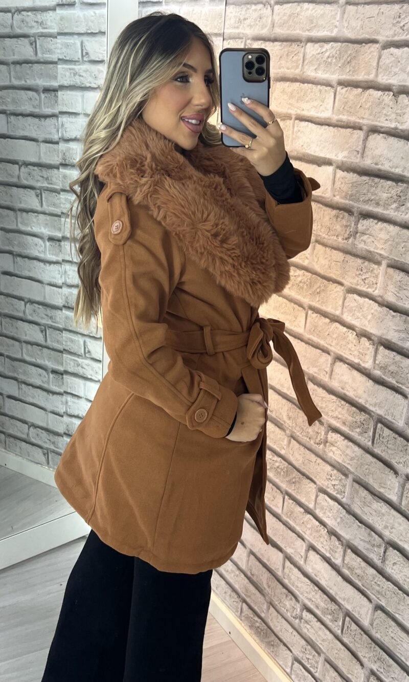 parka lã batida amelia preto parka lã batida amelia preto