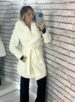 parka lã batida amelia off white