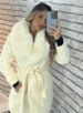 parka lã batida amelia off white