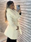 parka lã batida amelia off white