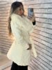 parka lã batida amelia off white